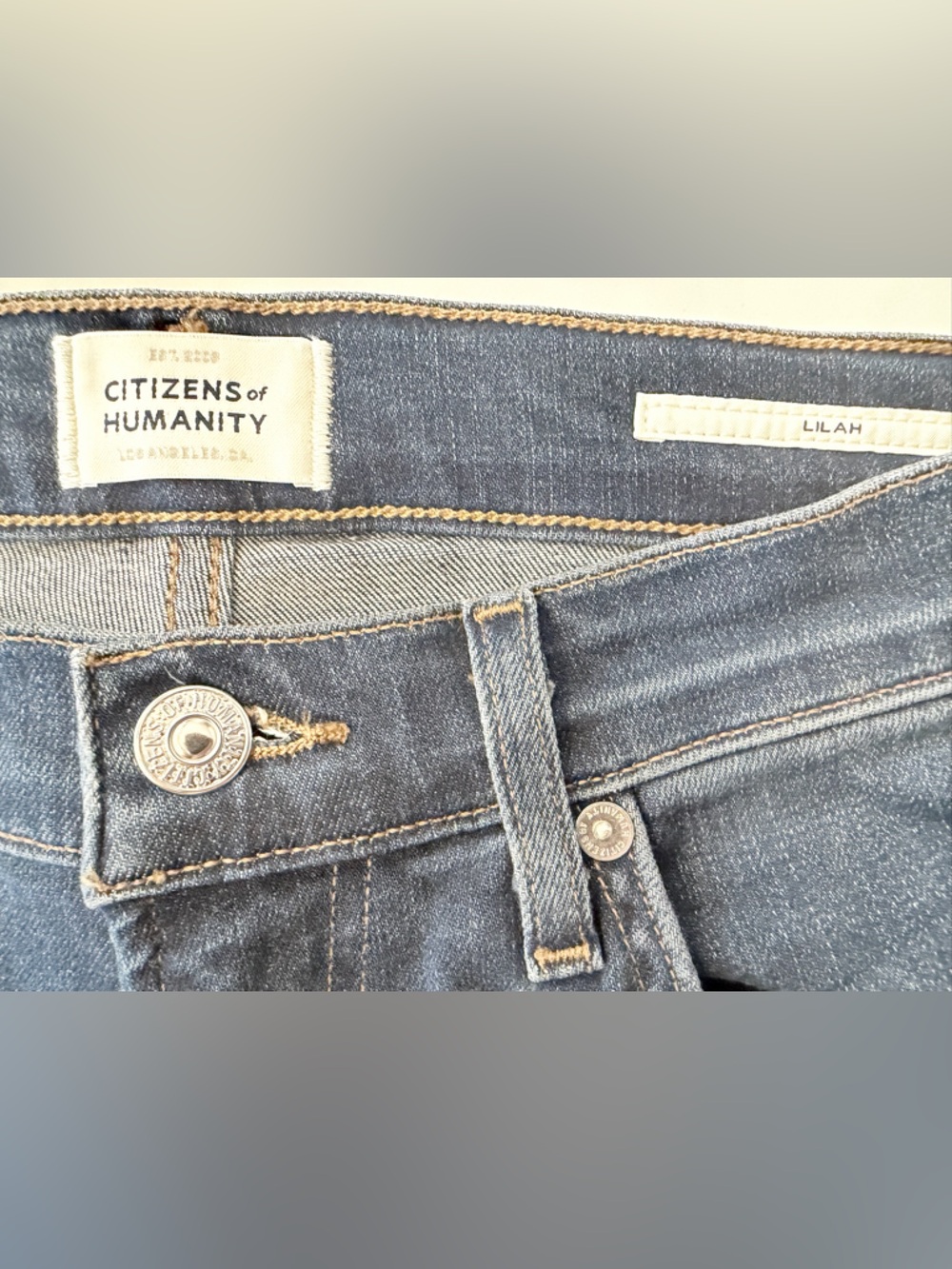 Citizens of Humanity Lilah Flare Jeans Size 27 Long Inseam Stretch - Picture 7 of 12
